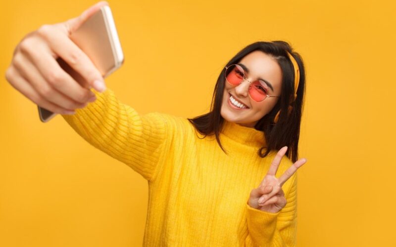 konto na selfie